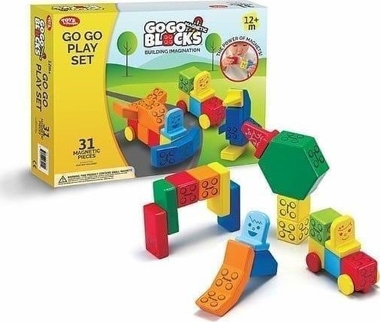 Picture of Klocki magnetyczne klasyczne 31el