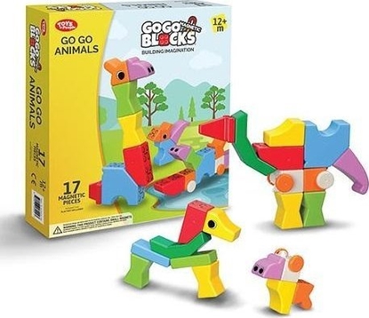 Picture of Klocki magnetyczne Zoo 17el