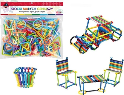 Picture of Klocki maych geniuszy patyki - 436 elementów
