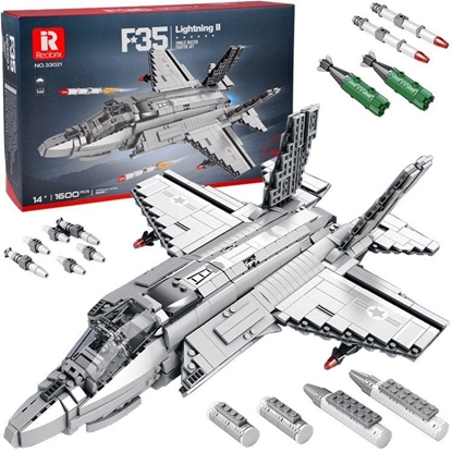 Picture of Klocki techniczne amerykaski myliwiec F-35 Lighting II 1600ele ZA5799 EDUKAMP