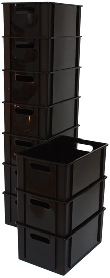 Picture of Klodskasse, Basic Box, sort, 12,5 L