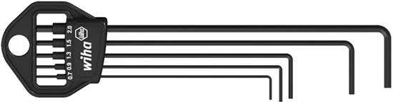 Picture of KLUCZE IMBUS.DLUGIE 0,7-2  HM 5B  5-CZ.   WIHA