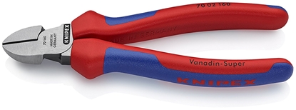 Attēls no Knipex Szczypce tnce boczne z rkojeci wielokomponentow 160mm (70 02 160)