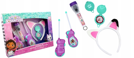 Picture of Koci Domek Gabi Zestaw Krótkofalówki Walkie Talkies Latarka Opaska Kompas / 23884