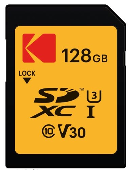 Picture of Kodak SDXC 128GB UHS-I U3 V30 Ultra Performance