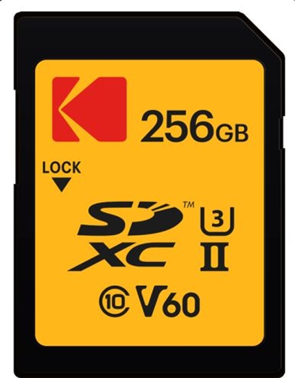 Picture of Kodak SDXC 256GB UHS-II U3 V60 Ultra Pro