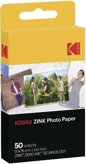 Изображение Kodak ZINK 2x3'' 50x76 mm 50 Sheets Photo Paper