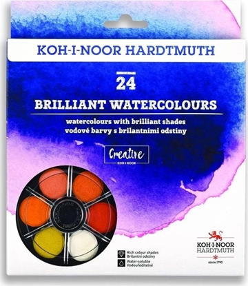 Picture of Koh I Noor Farby akwarelowe Brilliant 24 kolory okrge