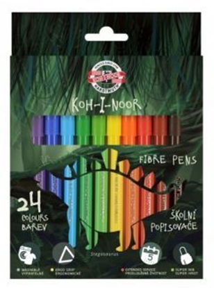 Picture of Koh I Noor Flamastry Dino 24 kolorów (254242)