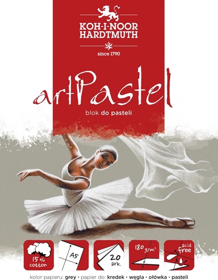 Изображение Koh I Noor Szkicownik A5 20k szary