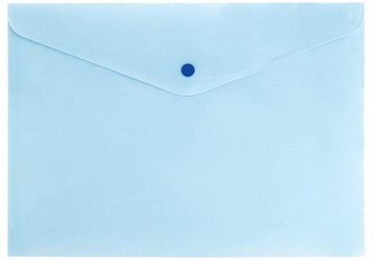 Picture of Koh I Noor Teczka A4 zamykane na zatrzak pastel niebieski