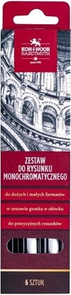 Изображение Koh I Noor Zestaw do rysunku monochromatycznego 6szt.