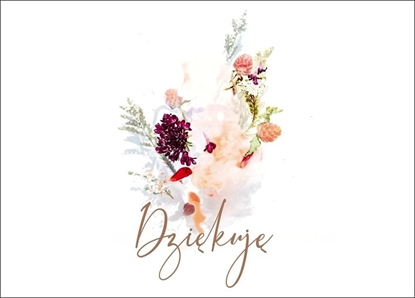 Picture of Koinonia Kartka - Dziekuj - kwiaty