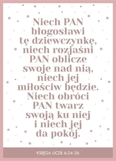Изображение Koinonia Kartka - Niech Pan bogosawi t dziewczynk...