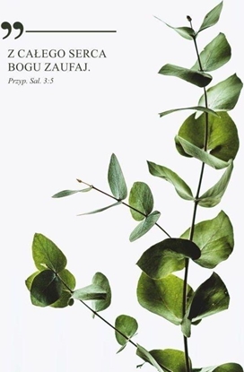 Picture of Koinonia Kartka - Z caego serca Bogu zaufaj - gazka