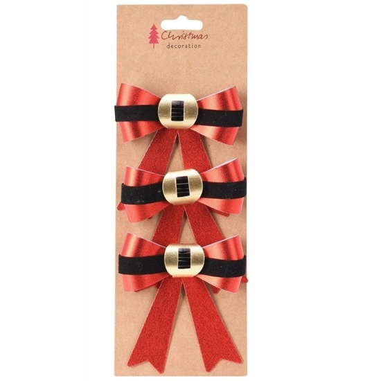 Picture of Kokarda dekoracyjna witeczna 10x10 cm 3 szt.