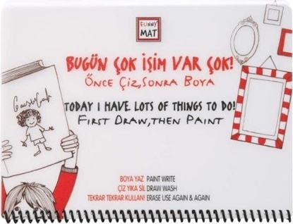 Изображение KOLOROWANKA FUNNY MAT WHITE 16x21