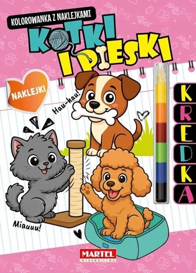 Picture of Kolorowanka z kredk Kotki i pieski