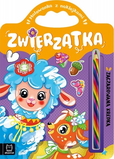 Picture of Kolorowanka z naklejkami. Zwierztka. Zaczarowana kredka.