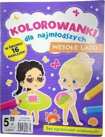 Picture of Kolorowanki dla najmodszych. Wesoe lato