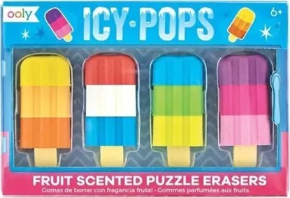 Attēls no Kolorowe Baloniki Gumki do cierania Lody na patyku