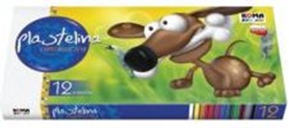 Attēls no KOMA-PLAST Plastelina 12 kolorów