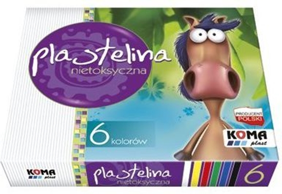 Picture of KOMA-PLAST Plastelina 6 kolorów