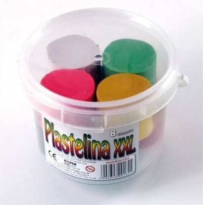 Attēls no KOMA-PLAST Plastelina 8 kolorów XXL