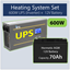Изображение Komplekts: Profesionāls Invertors UPS apkures sistēmai 600W + 12V 70Ah akum.