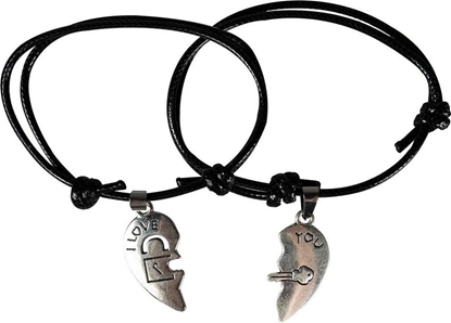 Изображение Komplet bransoletek - dwie poówki serca 2szt