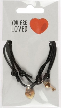 Изображение Komplet bransoletek - klucz do serca 2szt