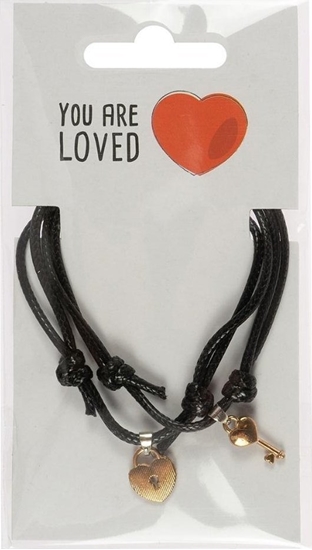 Изображение Komplet bransoletek - klucz do serca 2szt