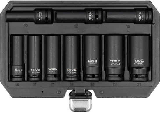 Picture of KOMPLET NASADEK UDAROWYCH 1/2'' DUGICH 10 SZT. 10-27MM