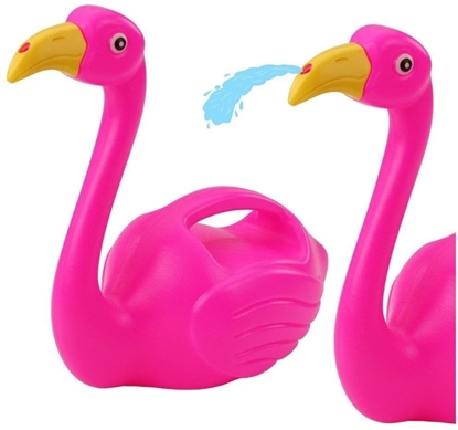 Изображение Konewka do podlewania plastikowa Flaming róowy