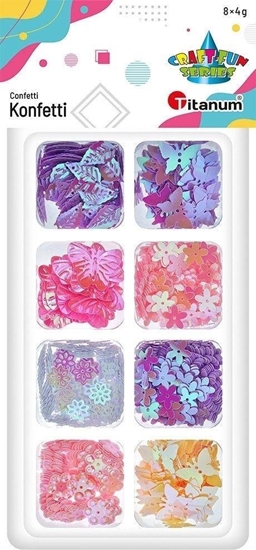 Picture of Konfetti Craft-Fun zestaw 6 wzorów 8x4g