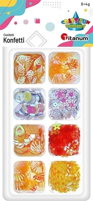 Attēls no Konfetti Craft-Fun zestaw 8 wzorów 8x4g
