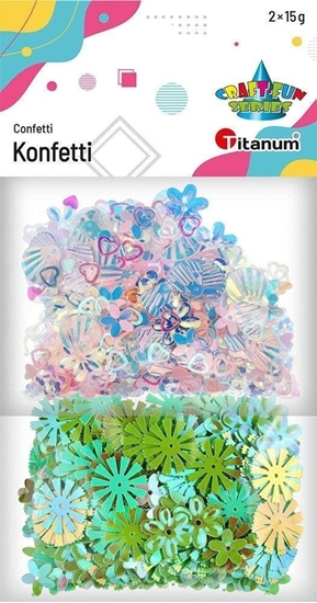Picture of Konfetti Craft-Fun zestaw wzorów mix 2x15g