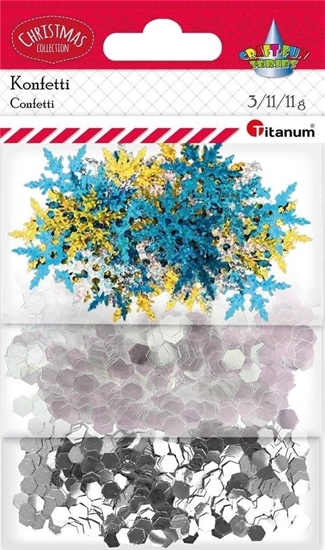 Picture of Konfetti gwiazdki 35mm mix