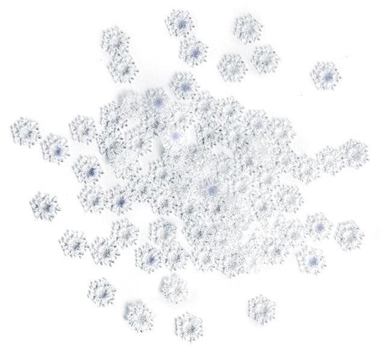 Picture of Konfetti nieynki opalizujce 9mm bkitne 80szt