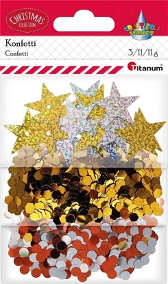 Изображение Konfetti patki niegu 35mm mix