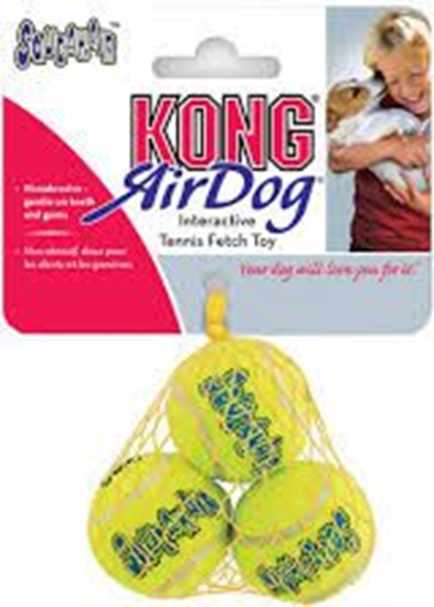 Изображение KONG AirDog piki tenisowe Medium 3szt. 6cm [jm.szt.] - AST2E