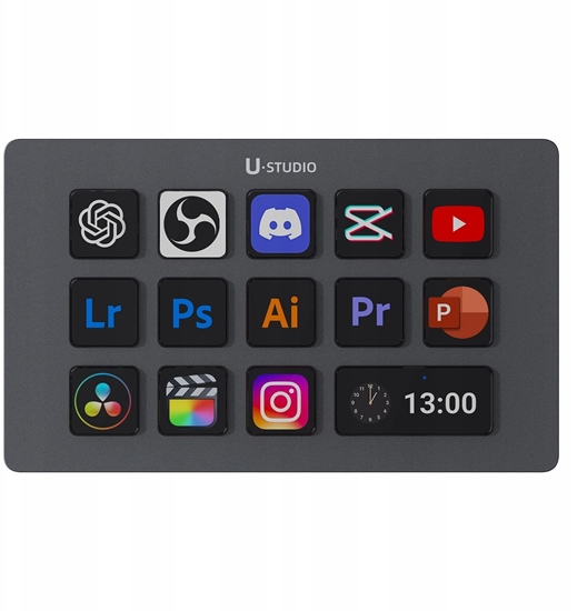 Picture of Konsola Kontroler Transmisji Do Studia 14 Klawiszy / Ulanzi / Stream Deck D200h