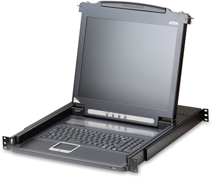 Picture of Konsola KVM ATEN CL1000M, LCD 43 cm, VGA, PS/2, ukad brytyjski