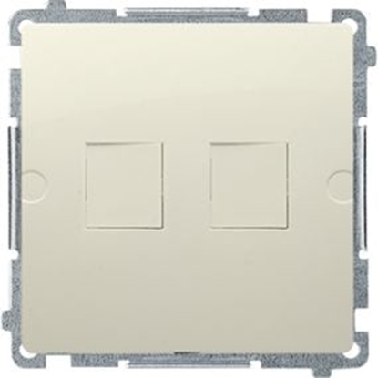 Picture of Kontakt-Simon Basic Pokrywa gniazda teleinformatycznego pojedynczego RJ Keystone paska beowa (BMPT/12)