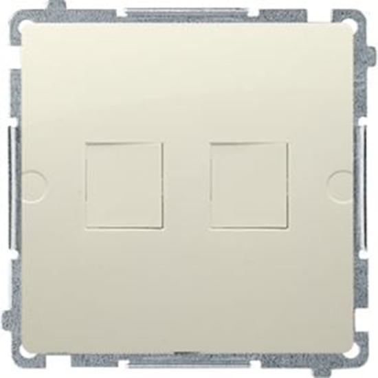 Picture of Kontakt-Simon Basic Pokrywa gniazda teleinformatycznego pojedynczego RJ Keystone paska beowa (BMPT/12)