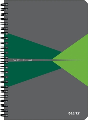 Attēls no Koonotatnik Office PP A5 kratka zielony