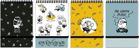 Picture of KOONOTES A6/96k. Kratka ZAMYKANY NA GUMK / MINIONKI