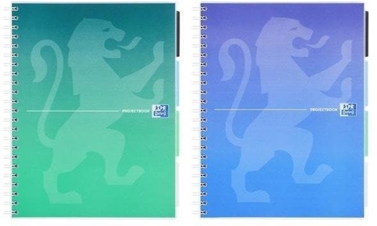 Picture of Koozeszyt B5/80K Projectbook mix (5szt) OXFORD