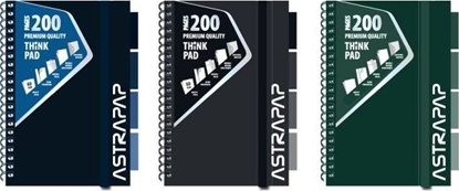 Picture of Koozeszyt PP B5 200k. ASTRAPAP Ombre, kratka