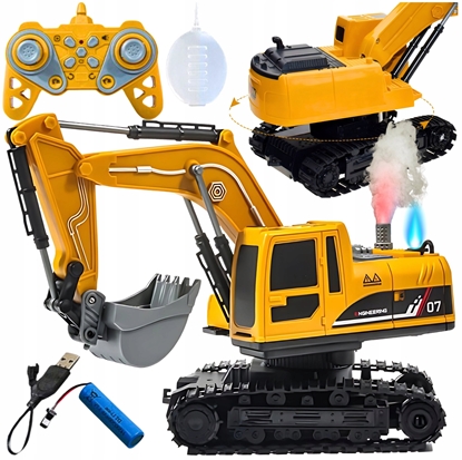 Attēls no Koparka zdalnie sterowana 1:22 R/C funkcja dymu